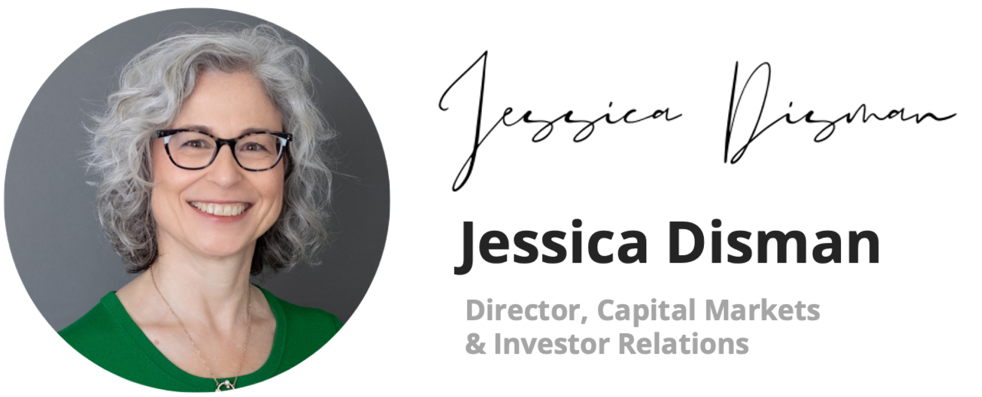 CEP Investments - Jessica Disman